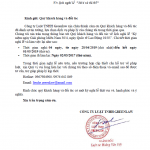 Thông báo lịch nghỉ lễ 30/4 và 01/05 Thông báo lịch nghỉ lễ 30/4 và 01/05