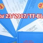 Thông tư 23/2017/tt-blđtbxh Thông tư 23/2017/tt-blđtbxh