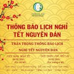 Thông báo nghỉ tết nguyên đán 2021 Thông báo nghỉ tết nguyên đán 2021